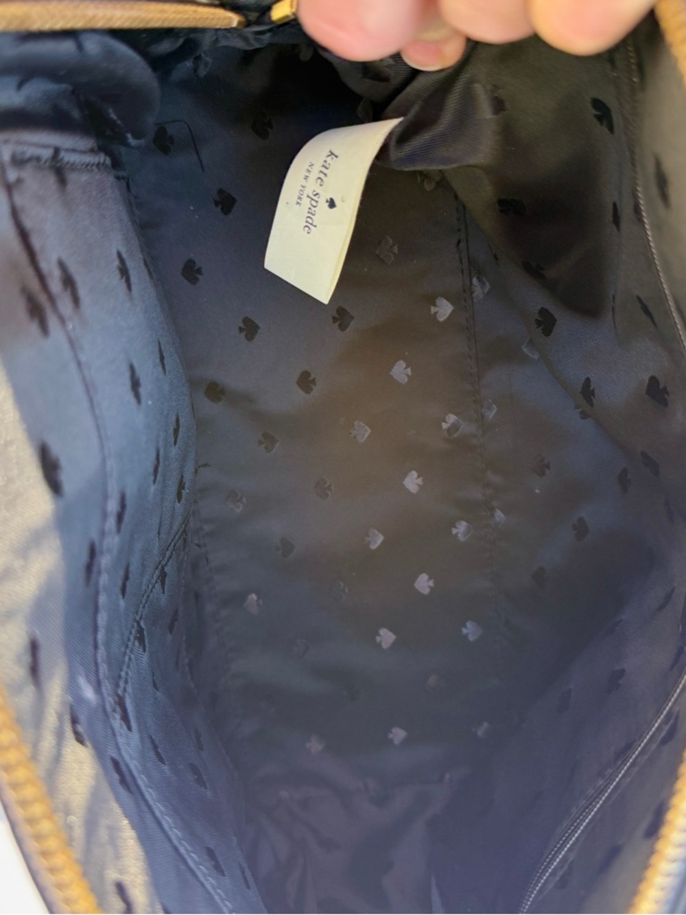 kate spade Black & Blush Floral Dome Satchel - Picture 6 of 6